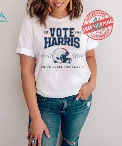 Official Kamala Harris Helmet Football Est 2024 Vote Harris White Dudes For Harris Shirt