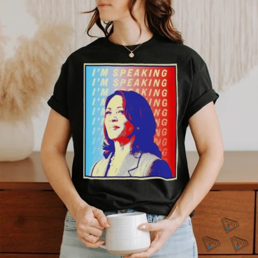 Official Kamala Harris I’m Speaking Lets Win This Madam President 24 MAGA T shirt