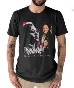 Official Kamala Harris Madame Vice President America Flag T shirt
