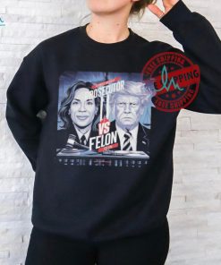 Official Kamala Harris Prosecutor vs felon Vintage T Shirt, hoodie, sweater, long sleeve and tank top Official Kamala Harris Prosecutor vs felon Vintage T Shirt