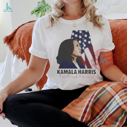 Official Kamala Harris first female president T shirt