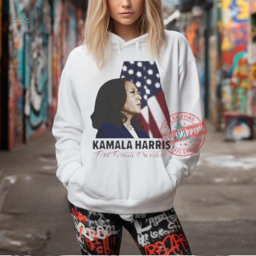 Official Kamala Harris first female president T shirt