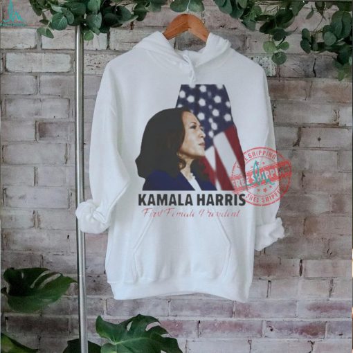 Official Kamala Harris first female president T shirt