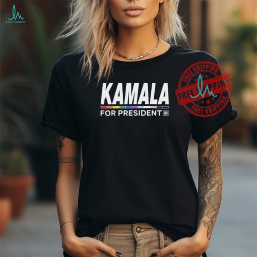 Official Kamala for president pride T shirt