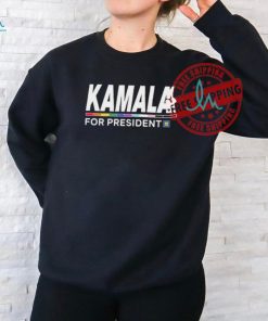 Official Kamala for president pride T shirt