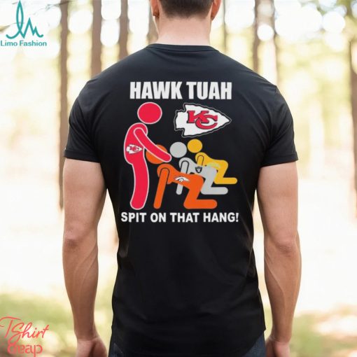 Official Kansas City Chiefs NFL Hawk Tuah Spit On That Thang Football fan t shirt