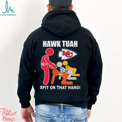 Official Kansas City Chiefs NFL Hawk Tuah Spit On That Thang Football fan t shirt