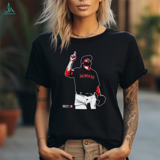 Official Kenley Jansen Always Up Never Down T Shirt