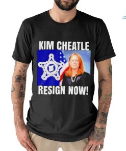 Official Kim Cheatle Resign Now 2024 T shirt