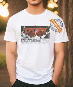 Official King Gizzard And The Lizard Wizard 2024 US Tour Poster shirt