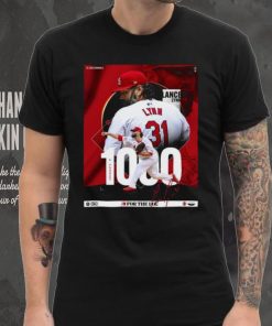 Official Lance Lynn on 1,000 career strikeouts in a Cardinals Shirt