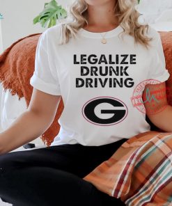 Official Legalize Drunk Driving Georgia logo t shirt