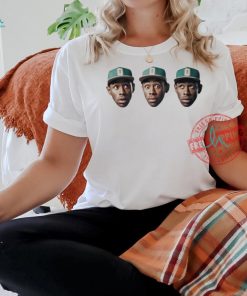 Official Lilpoolol tyler the creator three face T shirt