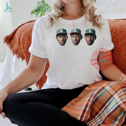 Official Lilpoolol tyler the creator three face T shirt
