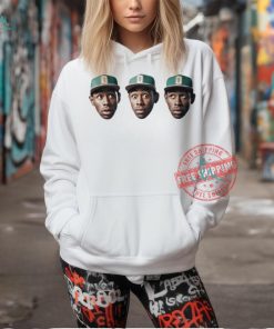 Official Lilpoolol tyler the creator three face T shirt