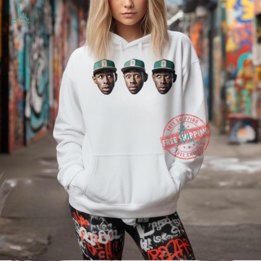 Official Lilpoolol tyler the creator three face T shirt