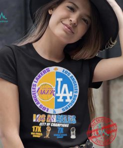 Official Los Angeles Sports Teams CIty Of Champions 17x Finals Champ 7x World Series Champ shirt, hoodie, sweater, long sleeve and tank top Official Los Angeles Sports Teams CIty Of Champions 17x Finals Champ 7x World Series Champ shirt