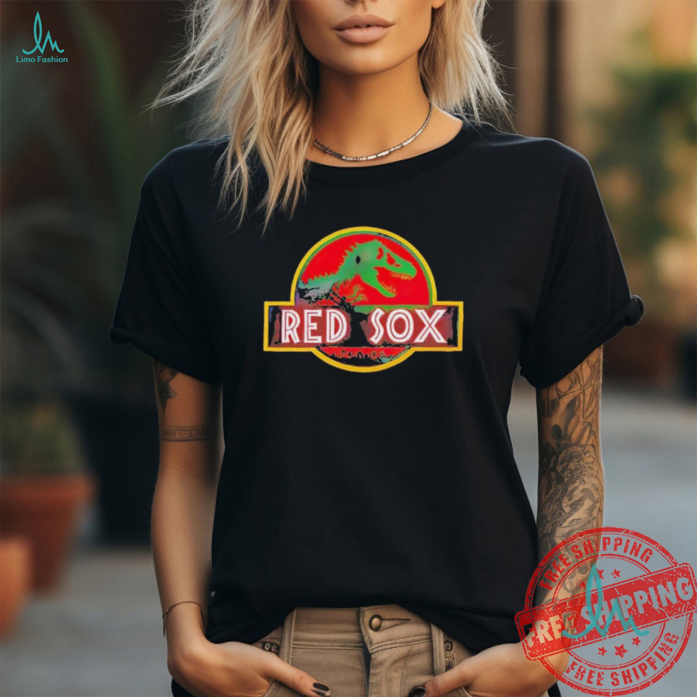 Official MLB Boston Red Sox Jurassic At The Park T Shirt Official MLB Boston Red Sox Jurassic At The Park T Shirt
