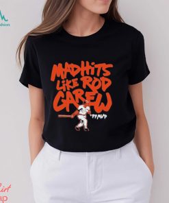 Official Mad Hits Like Rod Carew T Shirt