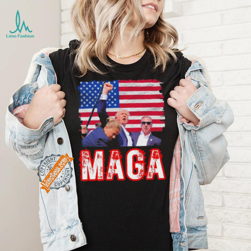 Official Maga Trump Iconic Fist Raised Shooting PA T Shirt Official Maga Trump Iconic Fist Raised Shooting PA T Shirt