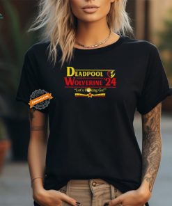 Official Marvel Deadpool Wolverine ’24 Let’s Fucking Go Shirt