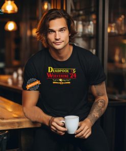 Official Marvel Deadpool Wolverine ’24 Let’s Fucking Go Shirt