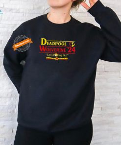 Official Marvel Deadpool Wolverine ’24 Let’s Fucking Go Shirt