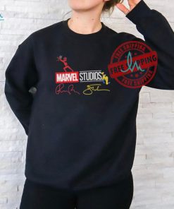 Official Marvel Studios Deadpool And Wolverine Chibi Logo Signature Shirt