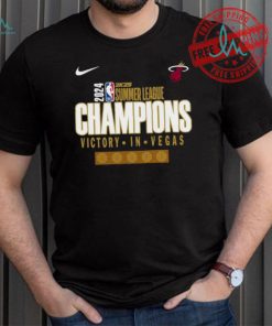 Official Miami Heat Victory In Vegas 2024 2K25 Summer League Champions X Nike T Shirt