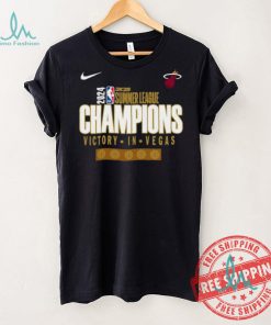 Official Miami Heat Victory In Vegas 2024 2K25 Summer League Champions X Nike T Shirt