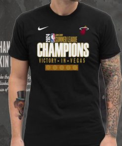 Official Miami Heat Victory In Vegas 2024 2K25 Summer League Champions X Nike T Shirt