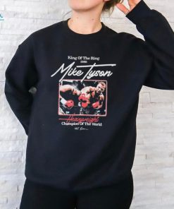 Official Mike Tyson King Of The Ring 1986 Heavyweight Champion Of The Word signature t shirt
