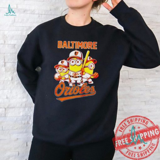 Official Minions 2024 baltimore orioles T Shirt