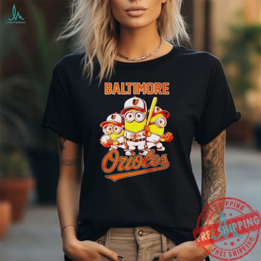 Official Minions 2024 baltimore orioles T Shirt