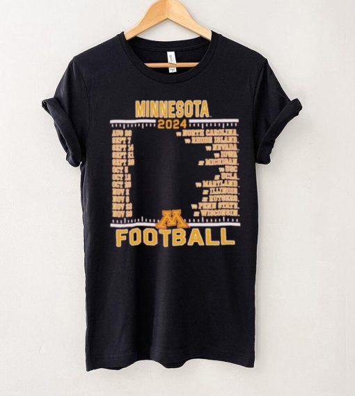 Official Minnesota Golden Gophers Champion 2024 Football Schedule Shirt