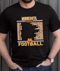 Official Minnesota Golden Gophers Champion 2024 Football Schedule Shirt