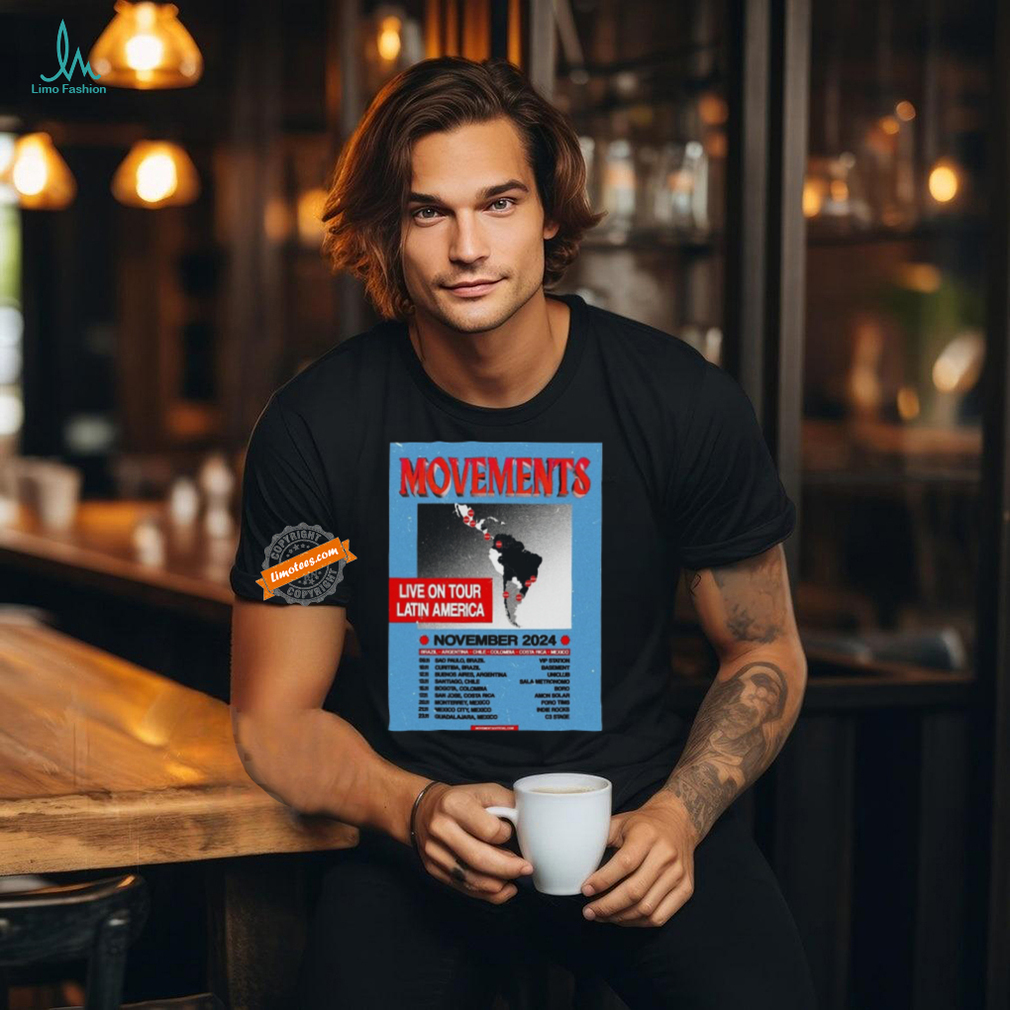 Official Movements November Tour 2024 Poster Shirt Official Movements November Tour 2024 Poster Shirt