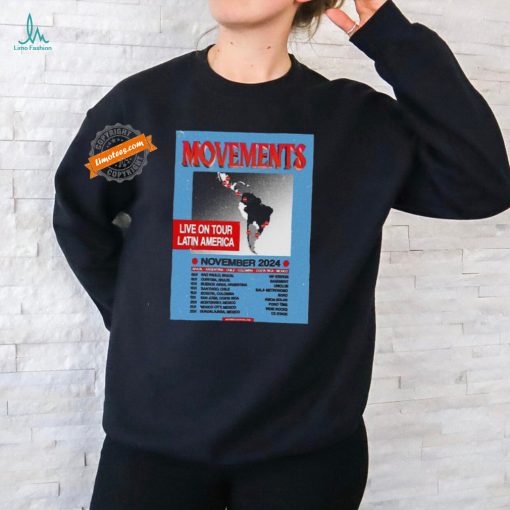 Official Movements November Tour 2024 Poster Shirt