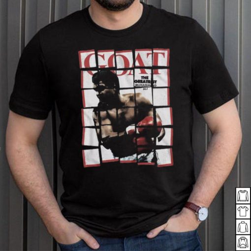 Official Muhammad Ali Magazine Cover Blocks Boxing GOAT The Greatest shirt