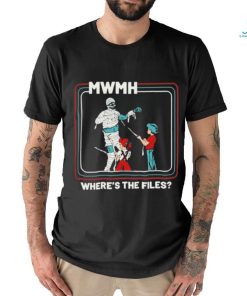 Official Murder With My Husband Where’s The Files t shirt