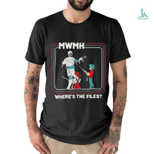 Official Murder With My Husband Where’s The Files t shirt