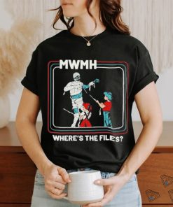 Official Murder With My Husband Where’s The Files t shirt