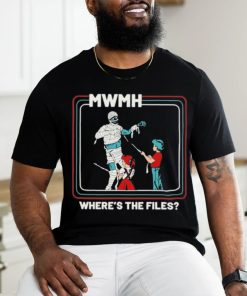 Official Murder With My Husband Where’s The Files t shirt