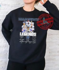 Official NFL Dallas Cowboys American Football Team Legends Signature T Shirt, hoodie, sweater, long sleeve and tank top Official NFL Dallas Cowboys American Football Team Legends Signature T Shirt