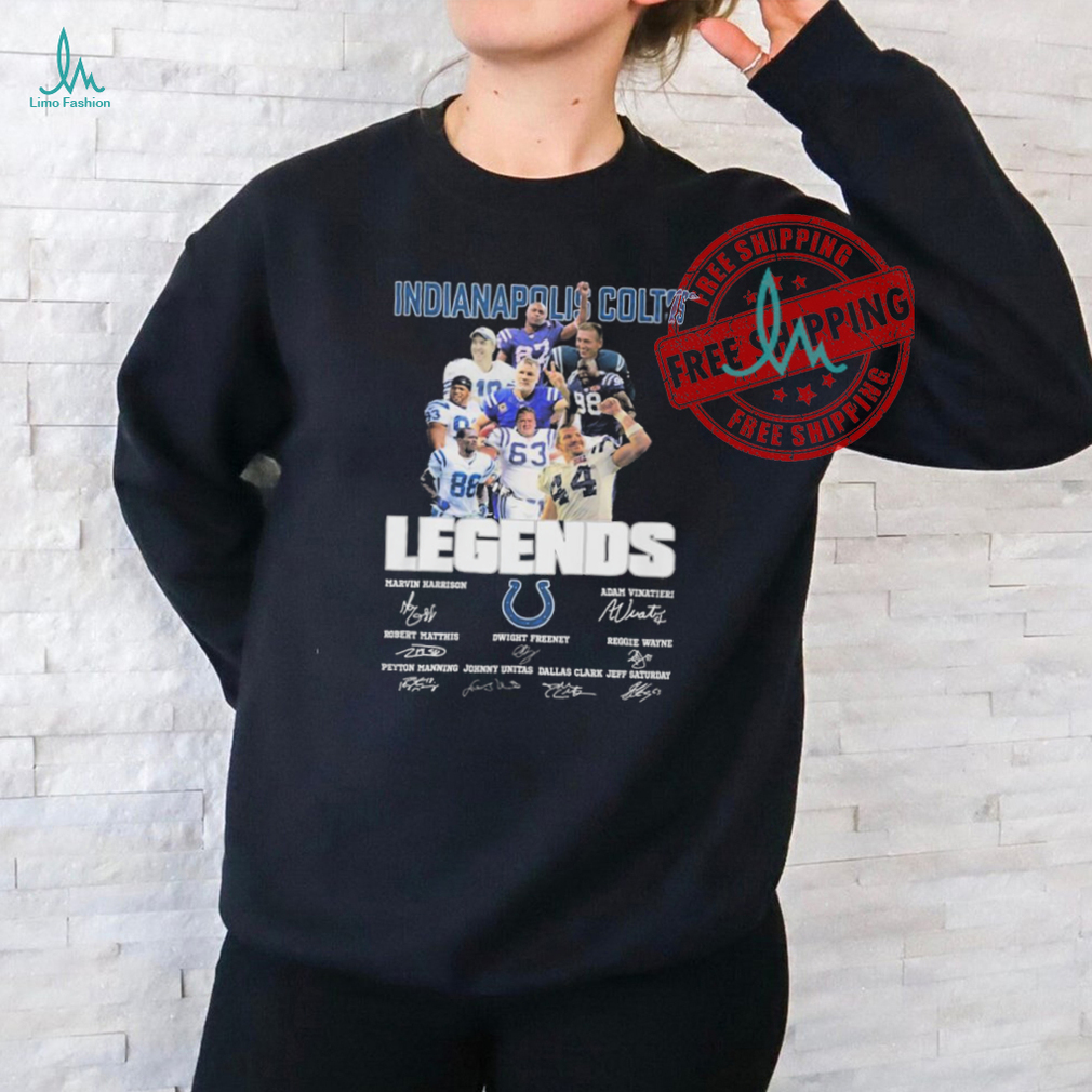 Official NFL Indianapolis Colts Football TeamSignature Legends T Shirt Official NFL Indianapolis Colts Football TeamSignature Legends T Shirt