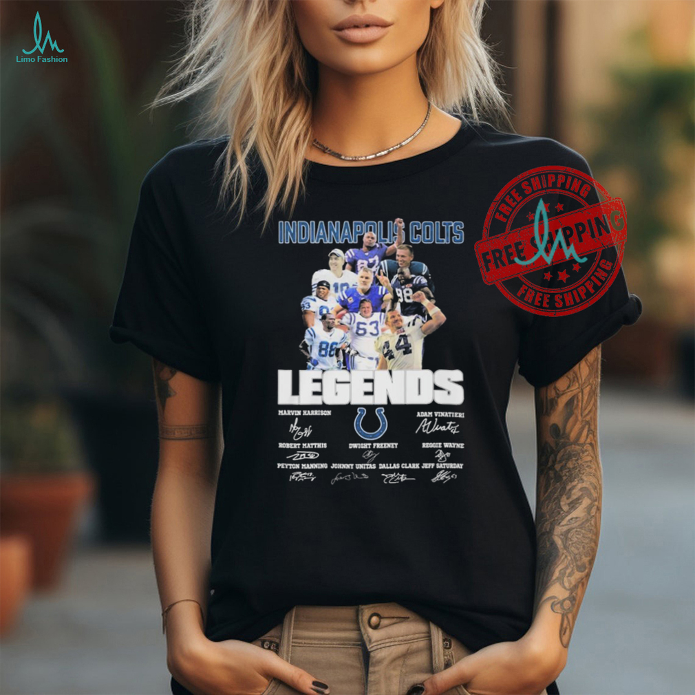Official NFL Indianapolis Colts Football TeamSignature Legends T Shirt Official NFL Indianapolis Colts Football TeamSignature Legends T Shirt