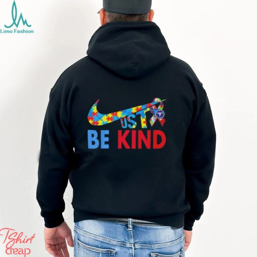 Official NFL Tennessee Titans Autism just be kind T Shirt