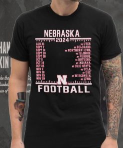 Official Nebraska Cornhuskers Champion 2024 Football Schedule Shirt, hoodie, sweater, long sleeve and tank top Official Nebraska Cornhuskers Champion 2024 Football Schedule Shirt
