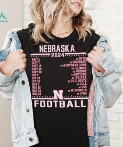 Official Nebraska Cornhuskers Champion 2024 Football Schedule Shirt, hoodie, sweater, long sleeve and tank top Official Nebraska Cornhuskers Champion 2024 Football Schedule Shirt