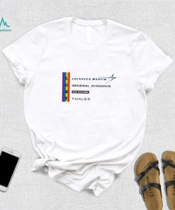 Official New Lockheed Martin General Dynamics Bea Systems Thales t shirt